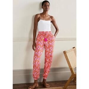 Boden Crinkle Tapered Joggers Size 8